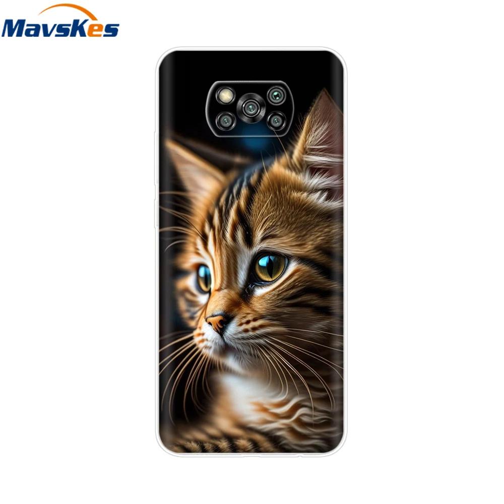 Flower Phone Case For Xiaom Poco X3 NFC Cute Heart Cartoon Funda For Poco X3 Pro Soft TPU Cover For Poco X3 NFC PocoX3 Pro Shell