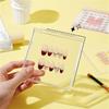 10PCS Clear Storage Box for Eyelash & Press On Nails, Transparent Organizer Container with Separate Grids