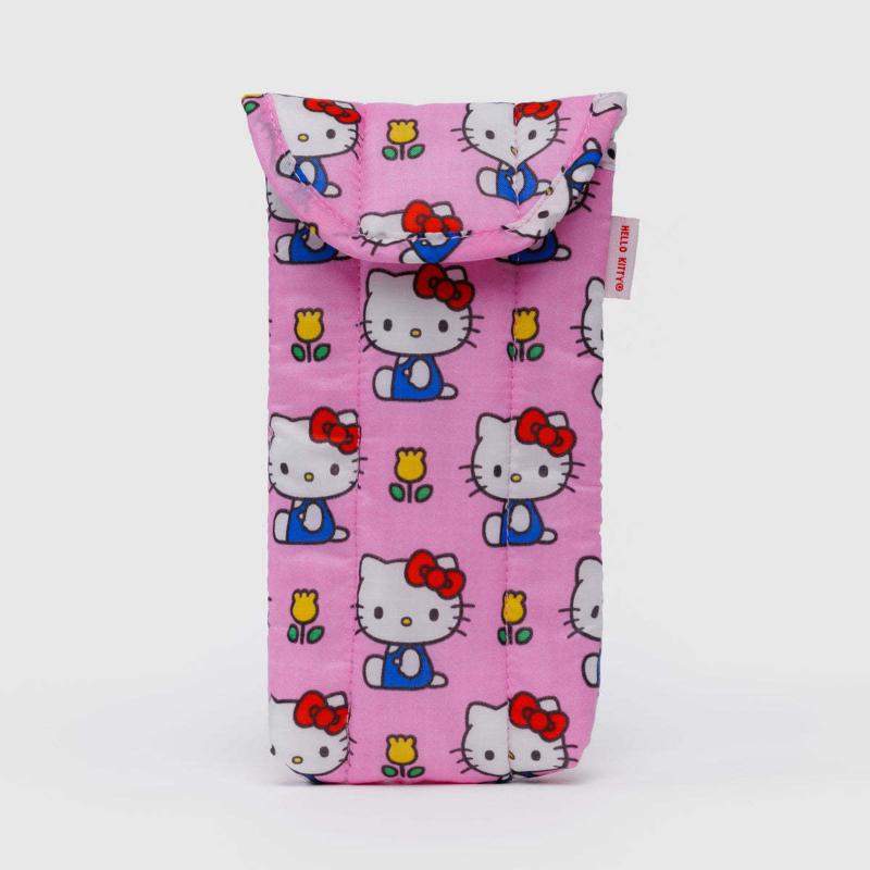 Kawaii Hello Kitty Glasses Storage Bag Clip Inner Liner Magnetic Buckle Sunglasses Portable Protective Case Gift Toy For Girl