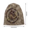 Wojownik wikingów Bonnet Homme jesienno-wiosenna cienka czapka Skullies czapki czapki dla kobiet unisex nowość bawełniane czapki
