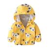 Children's Hooded Jacket Zipper Coat Top for Boys Kids Clothes