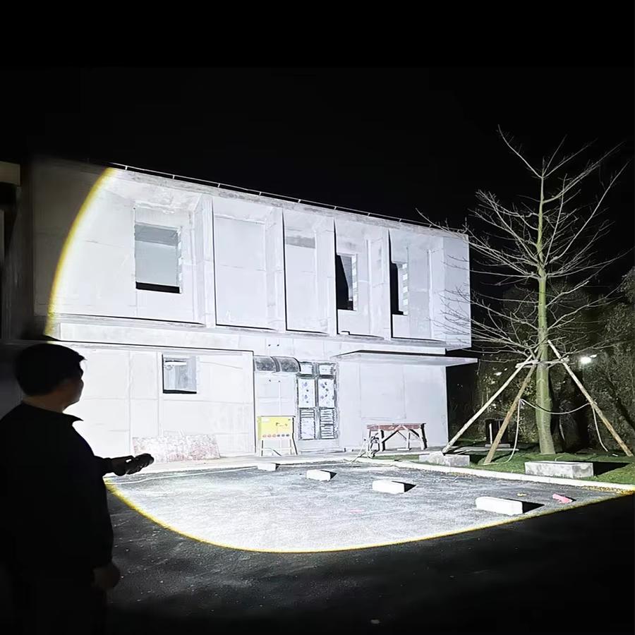 Super Bright Flashlight Portable Rechargeable LED Lamp Zoom Lantern Waterproof Outdoor Lights For Fishing