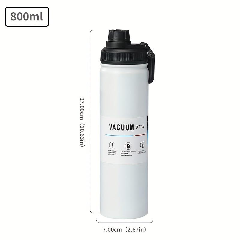 1pc, Vacuum Sports Water Bottle, 304 Stainless Steel Water Cups, Portable Travel Water Bottles, for Camping, Hiking, Fitness, Outdoor Drinkware