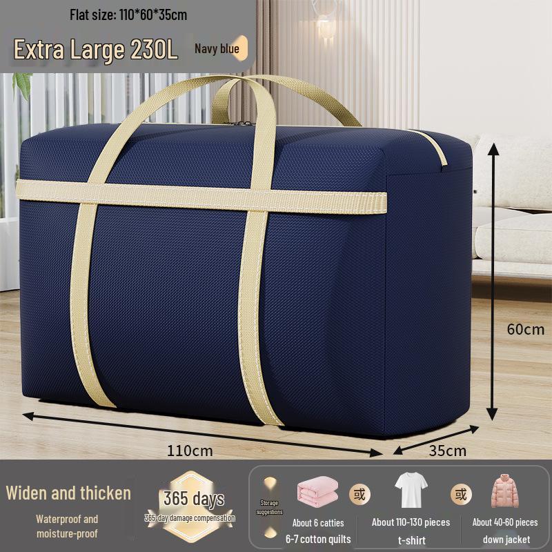 Extra Large Capacity Woven Storage Bag for Quilts and Clothes