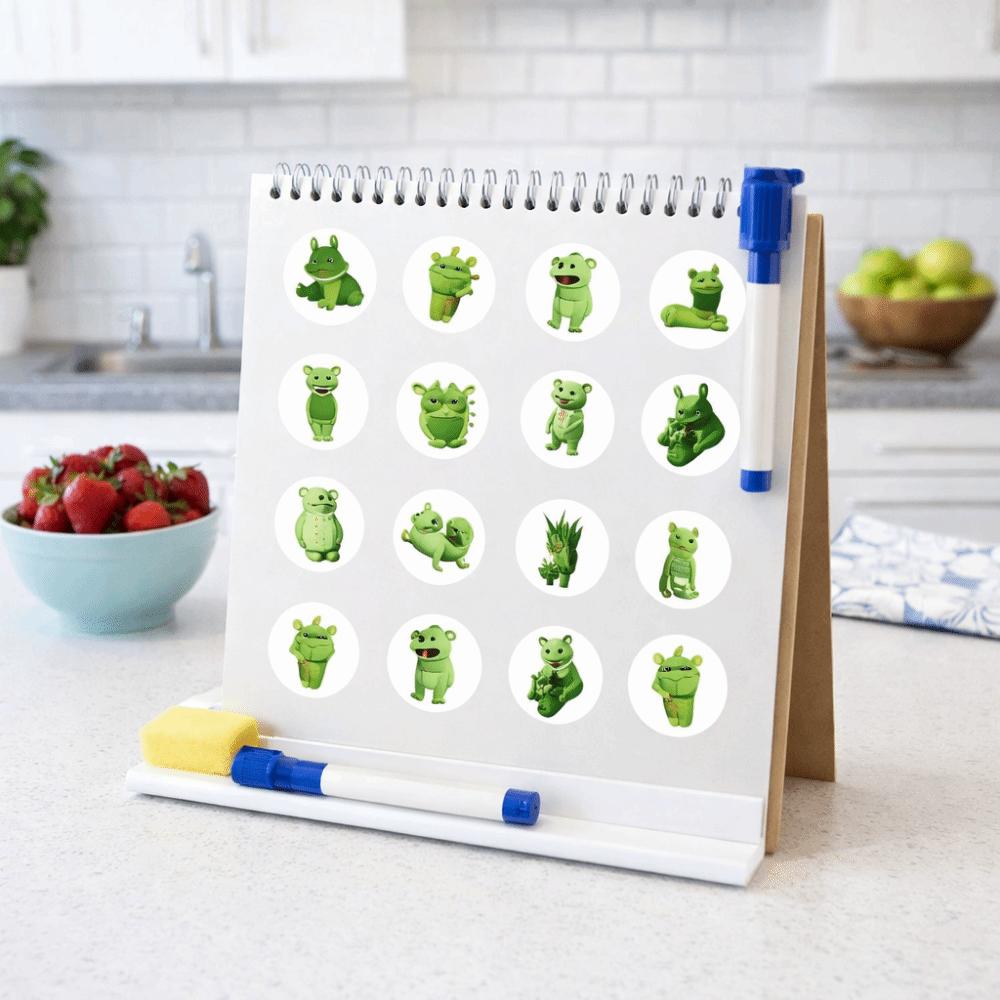 500Pcs Alien Cat Stickers Quirky Style Quirky Decals Decals Funny Stickers  DIY Projects