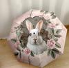 Rabbit Compact Travel Automatic Umbrella Retractable Design with 8-Rib Durability Foldable Design Travel Essential Stylish Accessory
