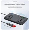 150W Zigarettenanzünder Adapter Wechselrichter Auto Netzteil Konverter DC 12V 24V auf 220V PD Typ-C QC 3.0 USB Ladegeräte AC Steckdose