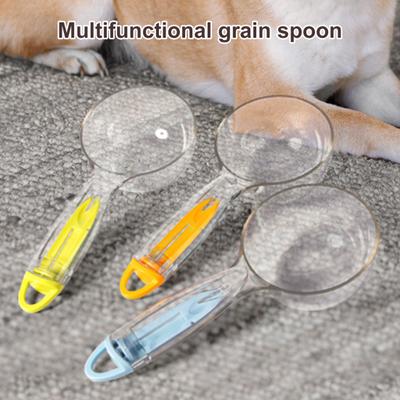 Pet Food Scoop 200ml Capacity Multifunctional Grain Spoon for Dog Cat Bird
