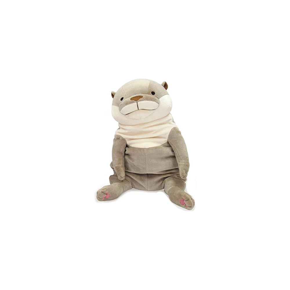 

Shinada Global Mochi Series Gray Plush Otter Toy 22x22x30cm Animal MOKW-0350G
