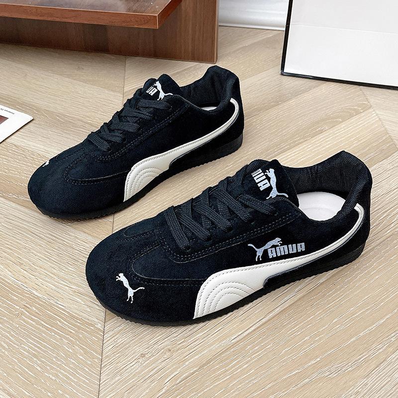 German Training Shoes Autumn New Retro Sports Outer Wear Soft-soled Non-slip Student Casual Forrest Gump Shoes