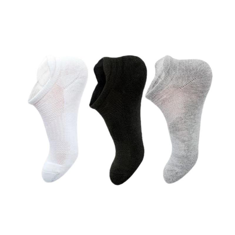 Men Spring and Summer Pure Cotton Sports Fitness Basketball Running Shallow Mouth Short Tube Socks