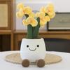 Simulation Flower Creative Succulent Plush Toy Simulation Sunflower Potted Plant Home Decoration Doll
