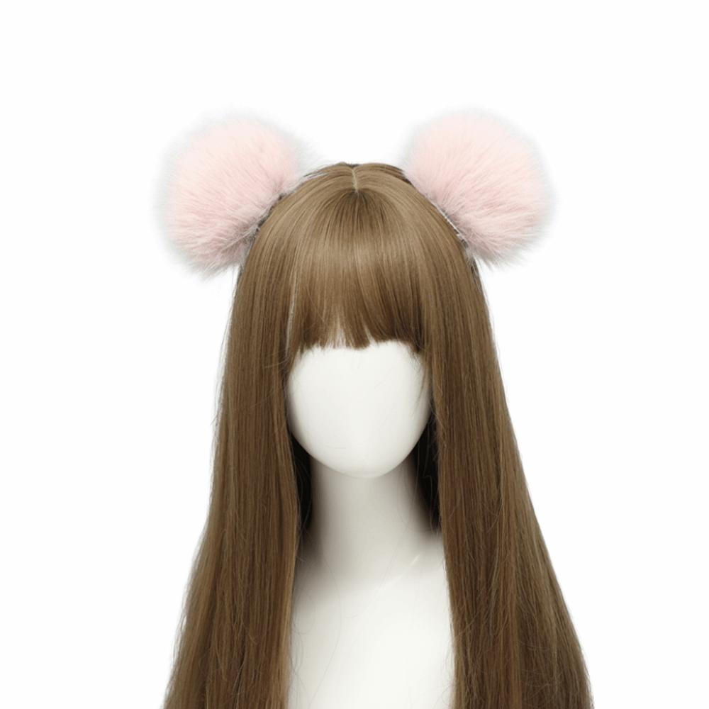 Fashion Bear Ear Shape Bear Ear Hair Clip Soft Animal Ear Hair Accessories Cute Lolita Hairclips Cosplay Events