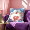 Anime Doraemon Pillow Case Square DoubleSided Sofa Cushion Cover Bedroom Bedside Pillow