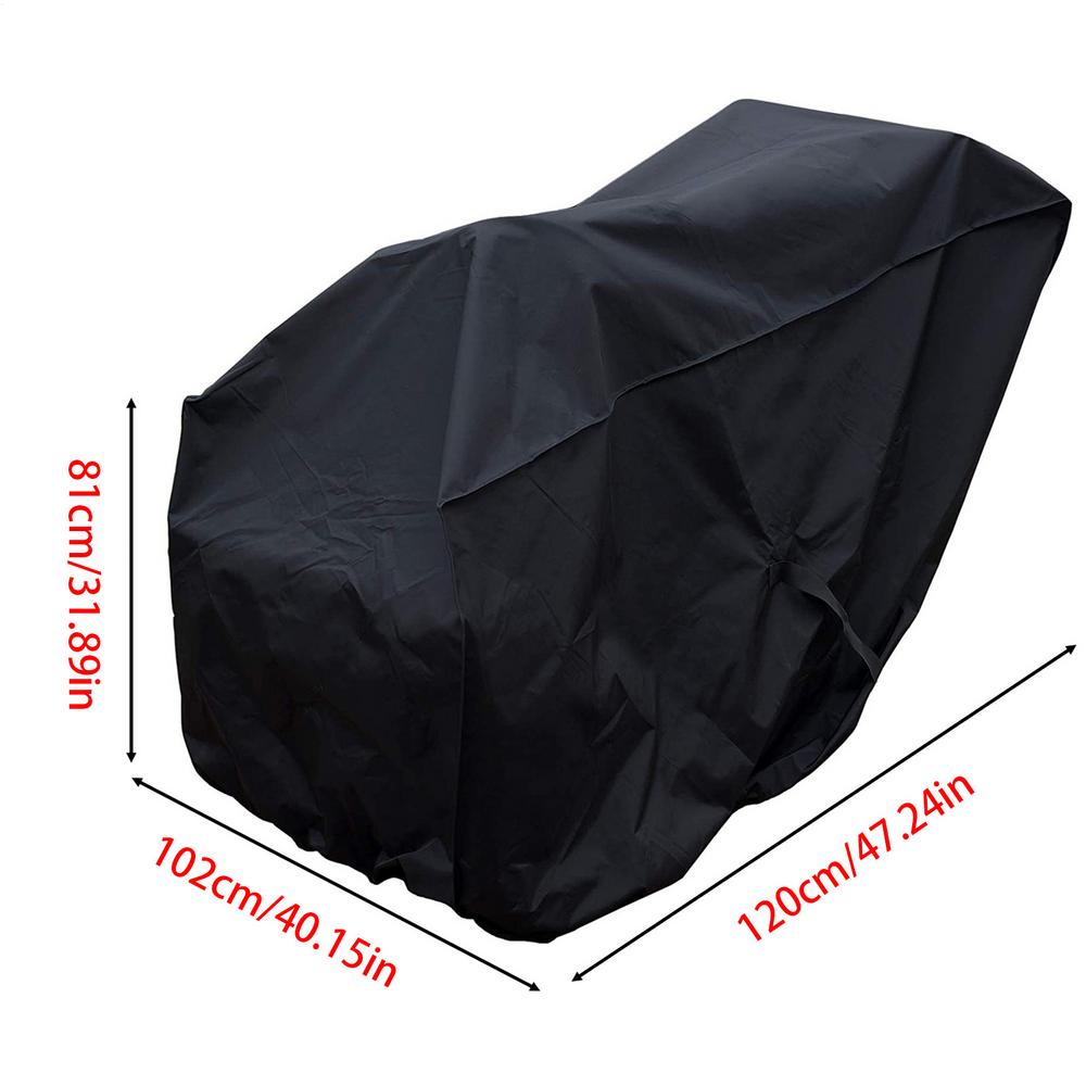 Snow Blower Cover Non-Slip Heavy Duty Oxford Cloth Snow Thrower Protective Cover For Yards Gardens Lawn Party Outdoor Courtyards