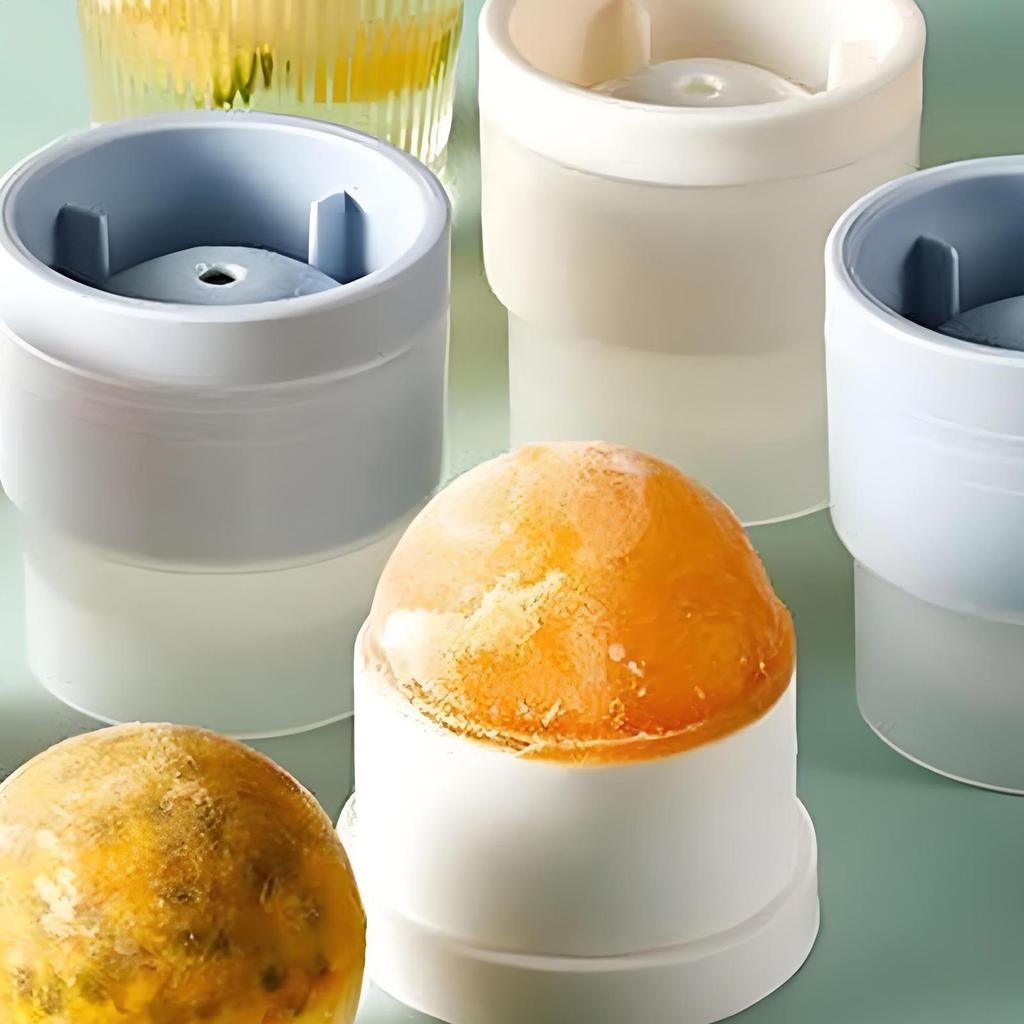 Ice Ball Mold Icy Maker For Cocktails Slow Melting Ice Ball Mold For Whiskey Beverage Fridge Home Travel Coffee Drinks