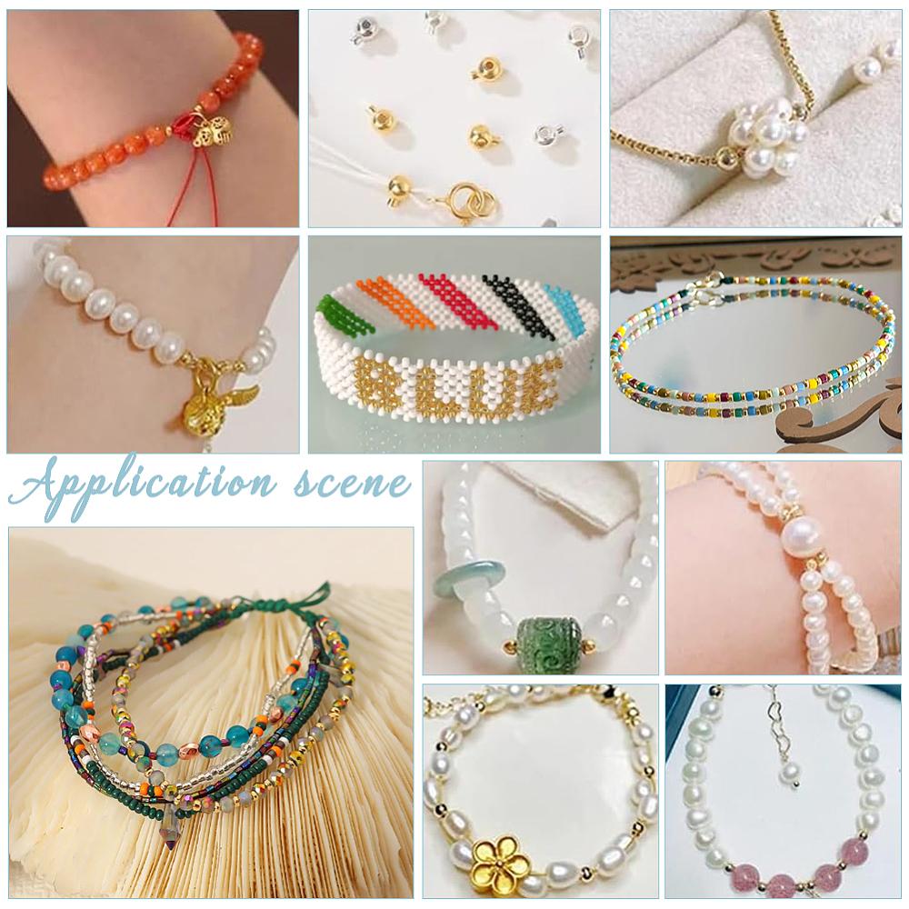 2000Pcs 2 Colors 304 Stainless Steel Beads, Round, Golden & Stainless Steel Color, 2x2mm, Hole: 0.8mm, 1000pcs/color