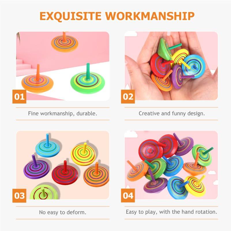 Vaguelly Wooden Educational Drum Toy for Fun Design for Parents and Children To Play Preschool 12-Piece Kids, Together,