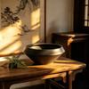 Jingdezhen Ceramic Zen-Style Flower Pot for Desktop Plants: Orchid, Asparagus, Moss, Succulents and More
