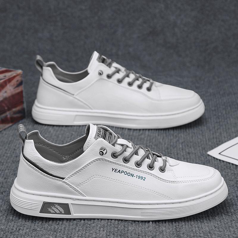 Spring Men'S Shoes New Breathable Little White Shoes Men'S Trend Versatile One-Pedal Board Shoes Non-Slip Student Sports Shoes