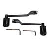 1 Pair Heel Toe Shift Pegs Front Rear Levers Aluminum Alloy Motorcycle Replacement Accessories with 2 Wrenches
