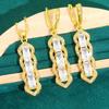 Jewelry European and N Zircon Bracelet Necklace Earrings Lady Retro Jewelry Set