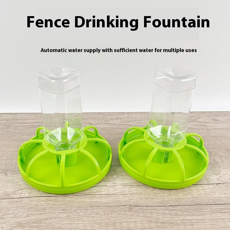 Poultry Thickened Feeder And Drinker Water Food Dispenser Automatic Chicken Birds Chick Waterer Feeding Rutin Chicken Trough