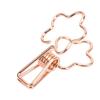 100pcs   Clips Cute Flower Shape Metal Hollowed   Tail Clips Paper Clamps for   Document Ticket