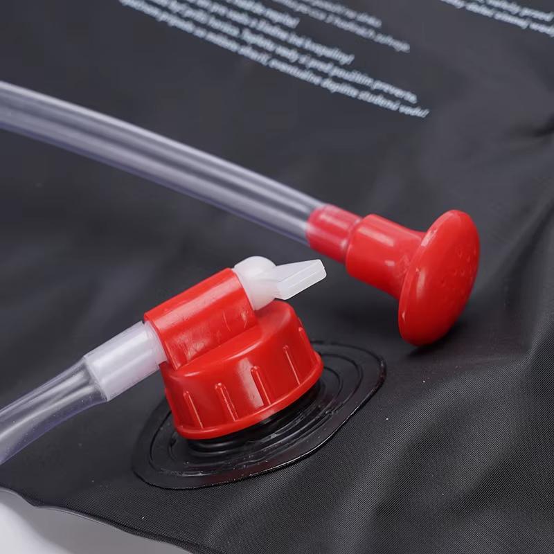 20L Portable Camping Shower Bag With Removable Hose On Off Switchable Shower Head Car Camping Equipment Picnic Water Storage Bag