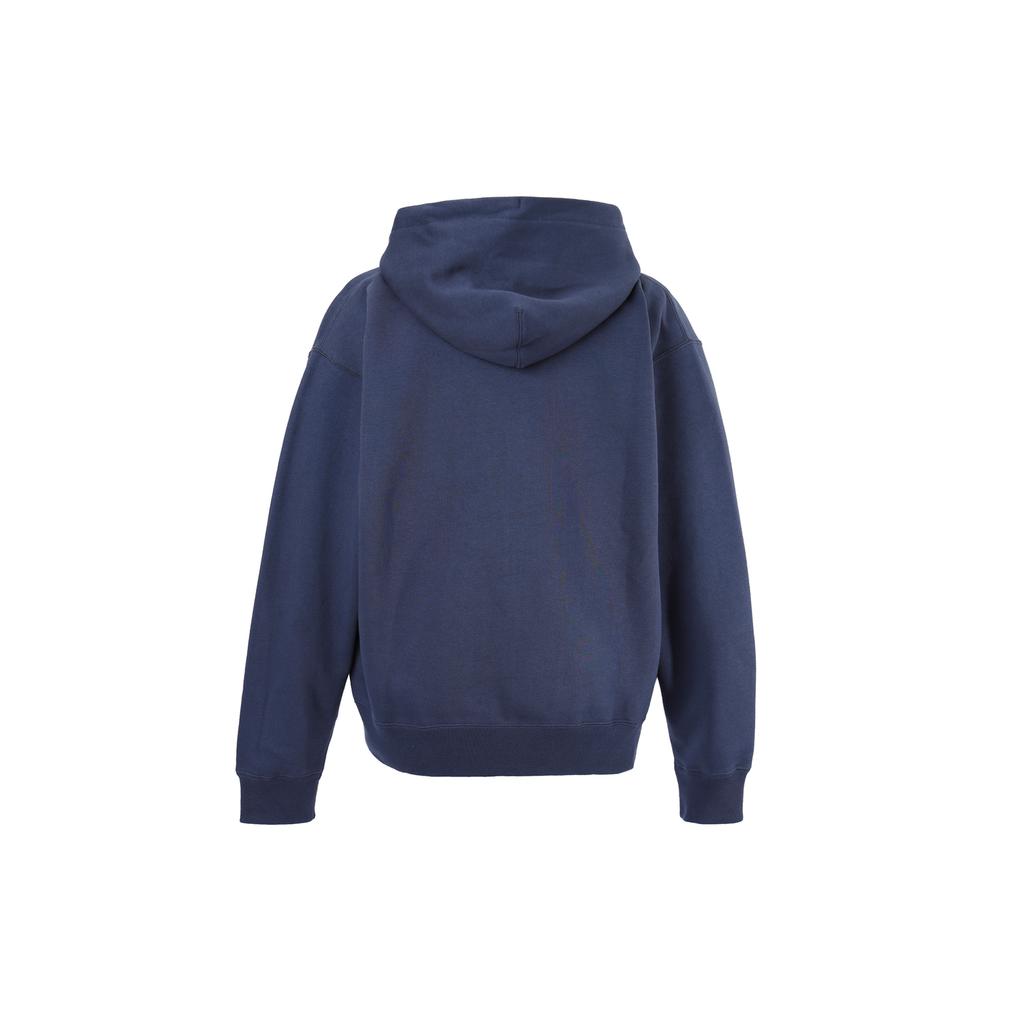 Nike Solo Swoosh Solid Color Hooded Cardigan With Zipper And Fleece Lining, Drawstring Waist Casual Coat Sweatshirt DR0404-437