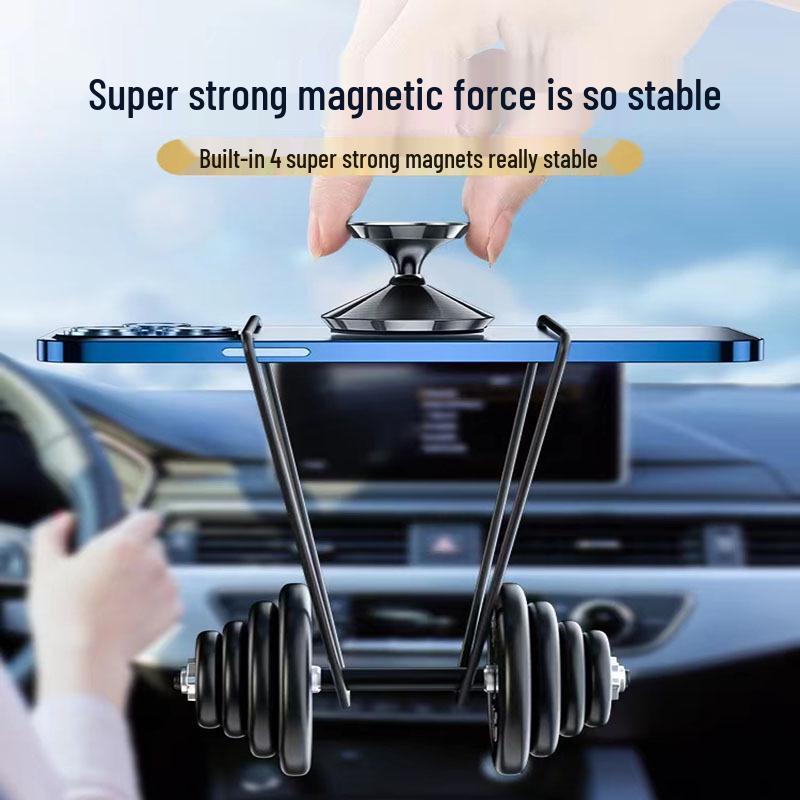 Evrensel 360° Dönen Manyetik Metal Araç Telefon Tutucu