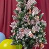 42/20Pcs Christmas Tree Decoration Hanging Ornaments Tree Snowman Reindeer Santa Snowflake Ornaments for New Year Winter Party
