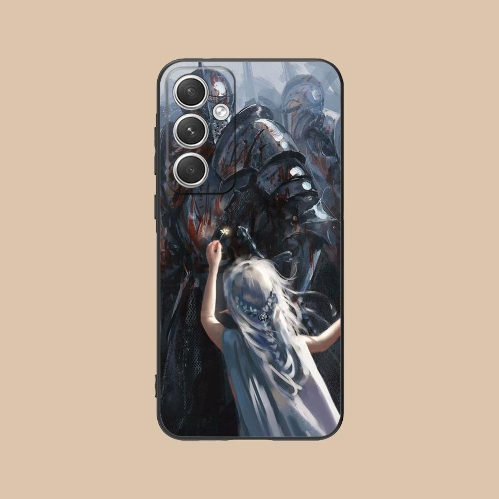 Anime Ghostblade Mobile Phone Case for Samsung Galaxy S26 S25 S24 S23 S22 S21 S20 Note20 Plus FE Ultra Colorful Cover Luxury