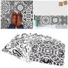 Oil Proof Ceramic Tile Stickers Waterproof Wall Art Stickers Peel and Stick Tile  Bathroom Wall