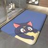 anime S-Sailor Moon Floor Mat Soft Flannel Entrance Door Mat Non Slip Absorbent Bathroom Bedroom Floor Rug