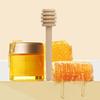 8.4cm Honey Mixing Stick Mixing Handle Pot Spoon Practical Wooden Spoon Honey Long Stick Supply Honey Kitchen Tools