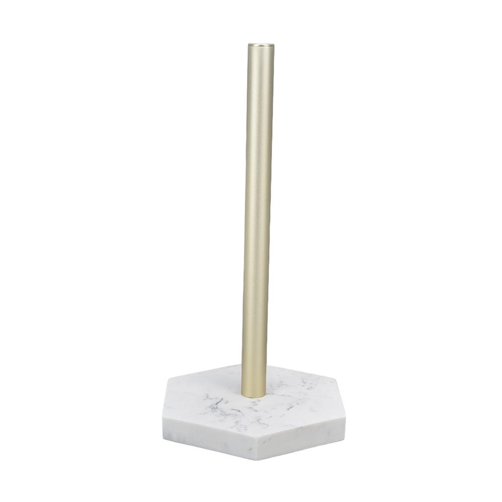 Papierhandtuchhalter Simulation Marmor Stehend Multifunktional Küchenpapierhalter Ständer für Büro Küche Badezimmer