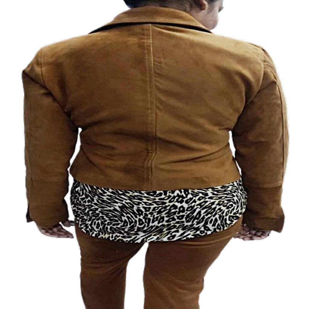 Kadın Gerçek Tan Kahverengi Kuzu Derisi, Süet Kırpılmış Süet Ceket, Batı Kırpılmış Ceket, Film Tarihinde, Bolero SHRUG Biker ceket, Noel İçin En İyi Hediye