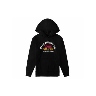 Vans Felpa con cappuccio sportiva casual con logo classico in pile da uomo nera VN0A54I1BLK