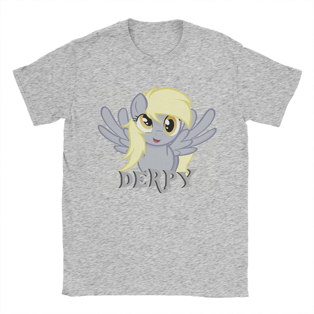 Unisex Muffins Derpy Hooves T Shirts Derpy Pure Cotton Clothing Novelty Short Sleeve O Neck Tees New Arrival TShirts