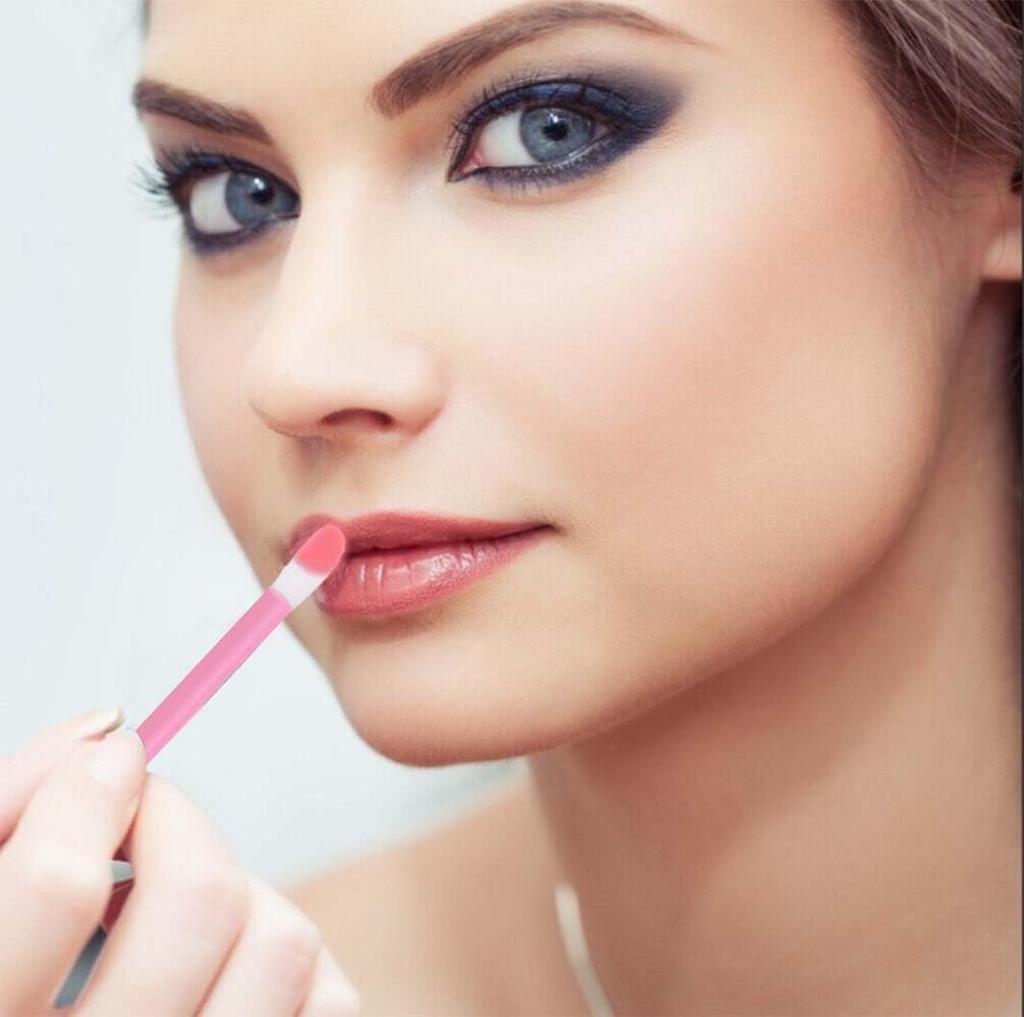 Set of 400 Disposable Lip BetterJonny 9cm Long Portable Lip Hollow Makeup Beauty Tool Brushes, Brushes, Easy-to-Use Rods, Portable, Multi-Purpose