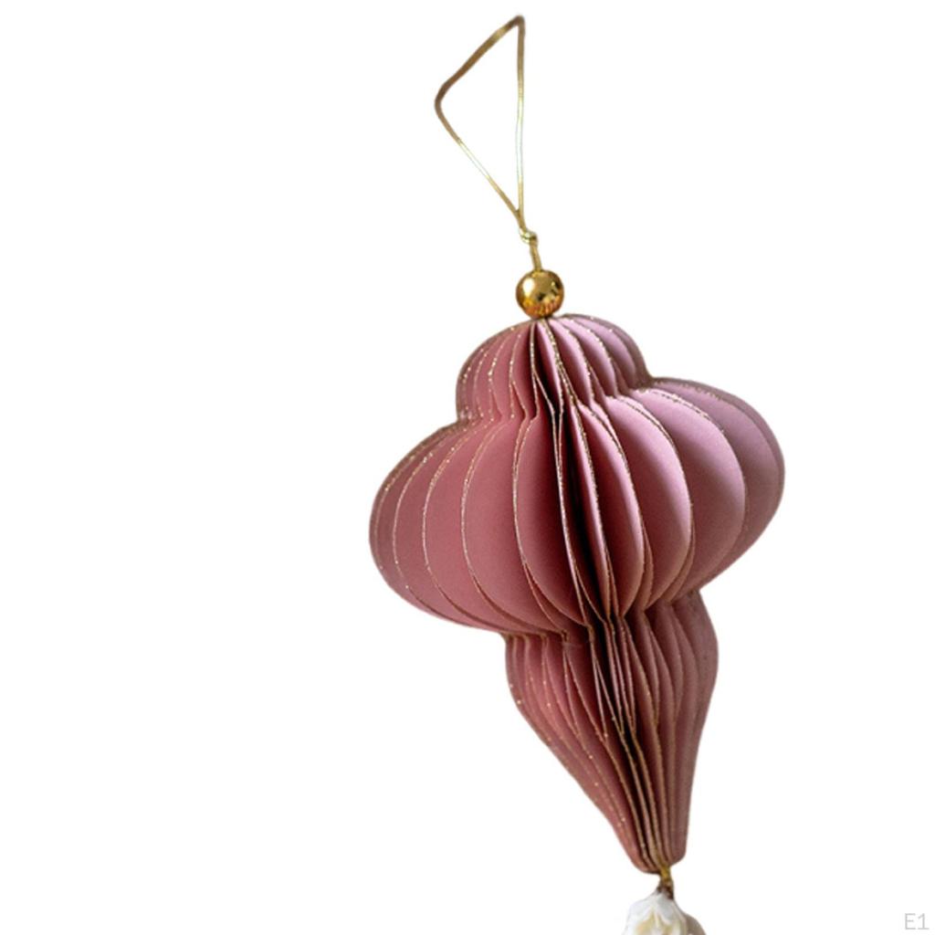 Weihnachts-Hänge-Wabenball, 3D-Papierbaum-Ornament, Weihnachten, Dekorative Laterne für