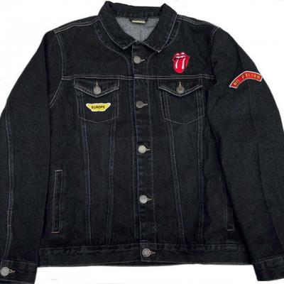 Unisex Adult Sympathy Back Print Denim Jacket