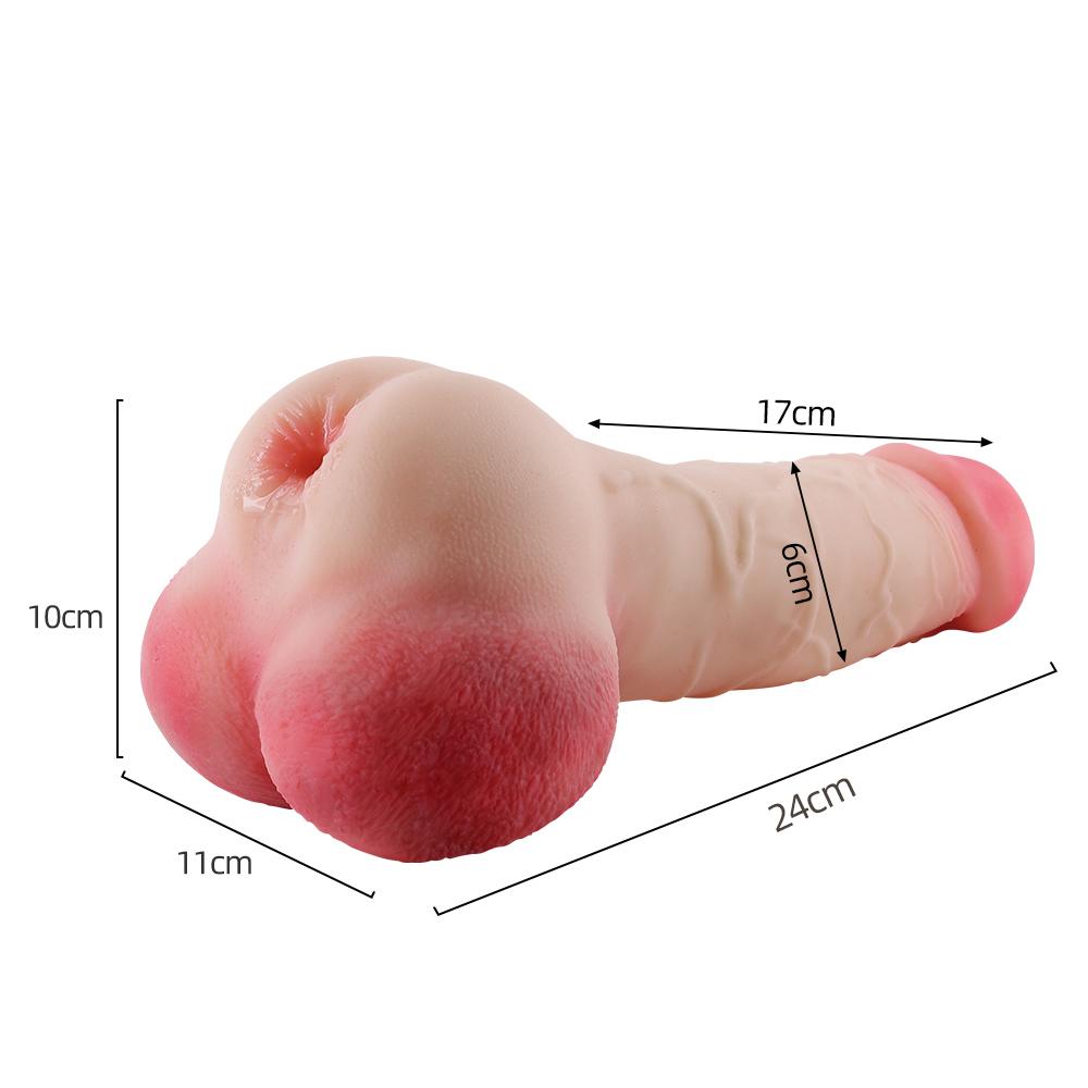 Realistic Dildo Penis Vagina 2 In 1 Sex Toys Masturbation Cup Sexy Tools Adult Toys for Men Women Couple