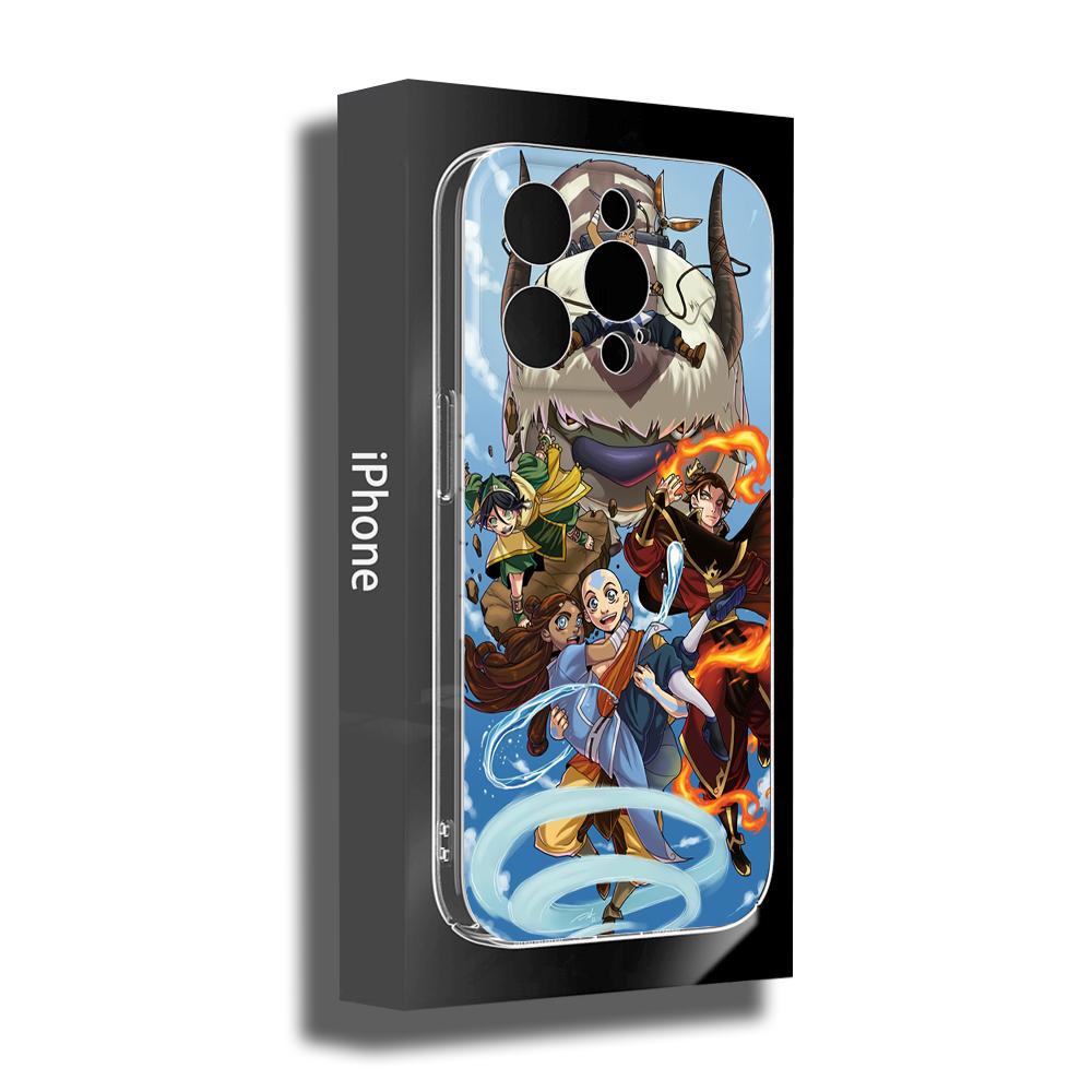 Anime Avatar the Last Airbender Singer Phone Case 14 11 12 Pro 8 7 14 Plus SE 2020 X Pro 14 MAX 13 MINI XR XS Soft Phone Covers