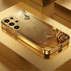 Golden Butterfly Hard Case Men and Women Glass PhoneCase for Samsung Galaxy S26 S25 S24 S23 S22 S21 FE Ultra Plus Dropresistant