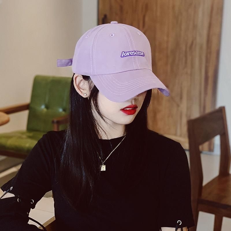 Cool Thin Hat Women's Baseball Cap Showing Face Small Ins Cap Summer Brand