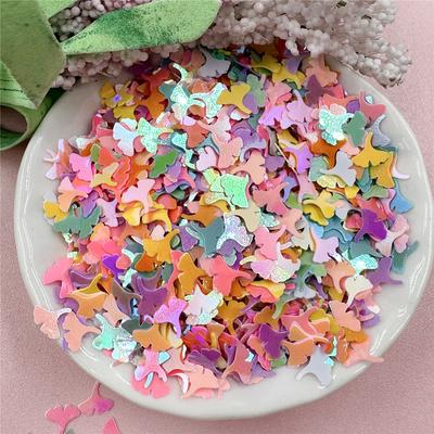 Home Partyzubehör 6,8*6,2mm Mini Pailletten Multifunktional 1000 Stück Mode Ausgehöhlt Harz Pailletten Acryl Dekorative Ginkgoblatt PVC