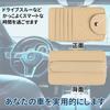Helllabow Sun Visor Car Glasses Card Parking Storage Car Accessories Pocket, Holder, Holder, Ticket/Receipt Holder, (Beige)