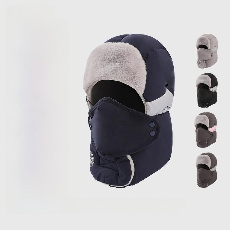 Winter Hat Men Women Waterproof Warm Windproof Fleece Cap For Outdoor Activities
